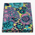 Tropic Bloom Pop Ankara wax print fabric, folded