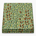 Olive Tulip Meadow Ankara wax print fabric, folded
