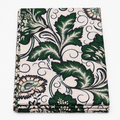 Emerald Jacobean Bloom folded Ankara fabric
